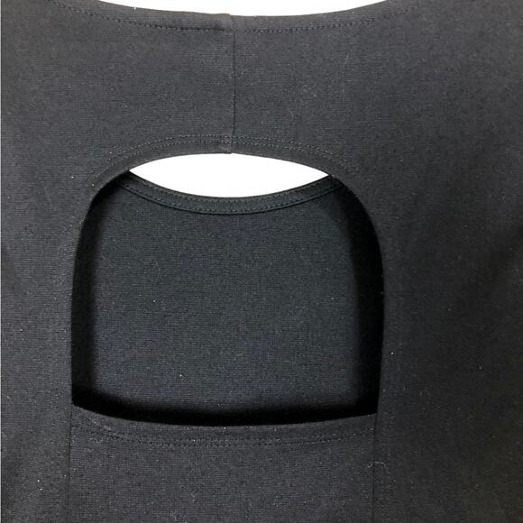 Enfocus Studio Retro Polka Dot Dress Keyhole Back Size 14P - Picture 4 of 6